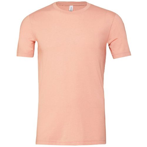 Bella Canvas Unisex Heather Cvc Short Sleeve T-Shirt Heather Peach